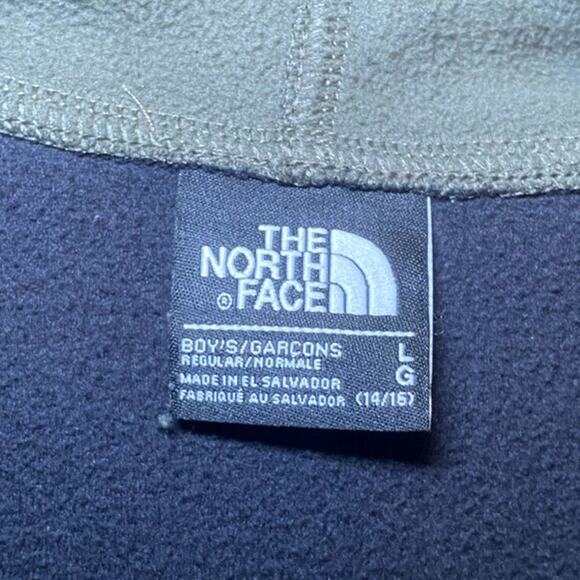 The North Face Boys' Gray, Green & Black Fleece - L - Picture 9 of 11